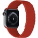 Set 3 Curele iUni compatibile cu Apple Watch 1/2/3/4/5/6/7, 44mm, Silicon, Red, Green, Turquoise/Blu