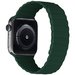 Set 3 Curele iUni compatibile cu Apple Watch 1/2/3/4/5/6/7, 42mm, Silicon, Red, Green, Turquoise/Blu